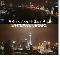 ���C�g�A�b�v���ꂽ�O����E��ɁA����ɒ����w�r���Q��ՂށB